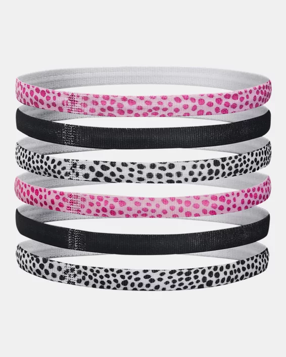 Girls' UA Graphic Headbands - 6 Pack 2 Girls' UA Graphic Headbands - 6 Pack - Image 2