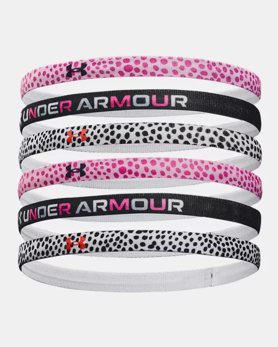 Girls' UA Graphic Headbands - 6 Pack 1 Girls' UA Graphic Headbands - 6 Pack
