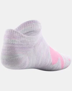 Girls' UA Essential No Show – 6-Pack -Sportswear Store 1332984 647 DL4