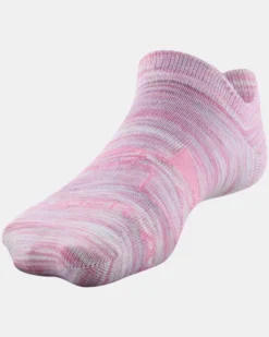 Girls' UA Essential No Show – 6-Pack -Sportswear Store 1332984 647 F1