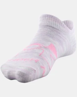 Girls' UA Essential No Show – 6-Pack -Sportswear Store 1332984 647 F4