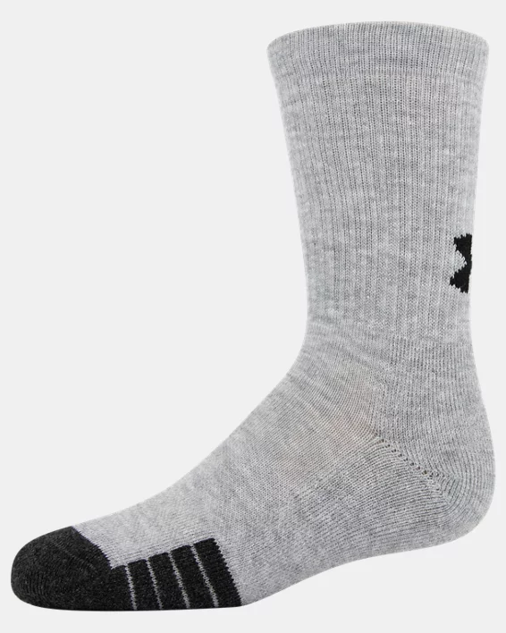 Kids' UA Performance Tech Crew Socks – 6-Pack 2 Kids' UA Performance Tech Crew Socks – 6-Pack - Image 2