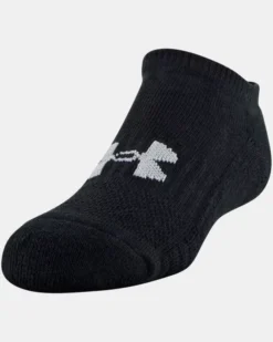 Youth UA Training Cotton No Show Socks 6-Pack -Sportswear Store 1348623 001 F