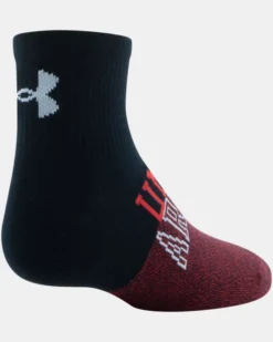 Boys' UA Essential Quarter 6-Pack Socks -Sportswear Store 1362710 600 DL3