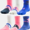 Girls' UA Essential Quarter Socks 6-Pack