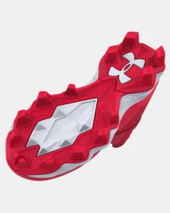 Boys' UA Highlight Franchise Jr. Football Cleats -Sportswear Store 3023724 600 SOLE