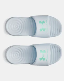 Girls' UA Ansa Fixed Slides -Sportswear Store 3023793 401 TOE