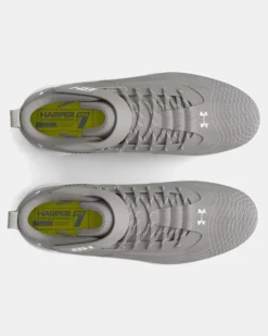 Boys' UA Harper 7 Mid RM Jr. Baseball Cleats -Sportswear Store 3025598 101 TOE