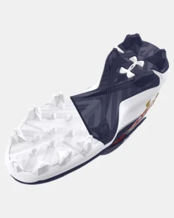 Boys' UA Harper 7 Mid USA RM Jr. Baseball Cleats -Sportswear Store 3025599 400 SOLE