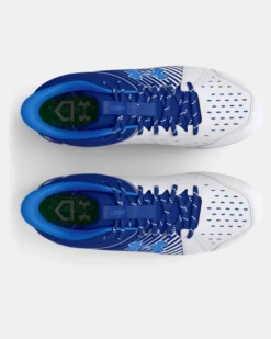 Boys' UA Leadoff Mid RM Jr. Baseball Cleats -Sportswear Store 3025601 400 TOE