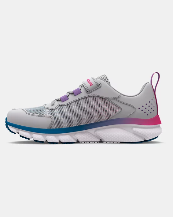 Girls' Pre-School UA Assert 9 Wide AC Running Shoes 2 Girls' Pre-School UA Assert 9 Wide AC Running Shoes - Image 2