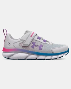 Girls' Pre-School UA Assert 9 Wide AC Running Shoes