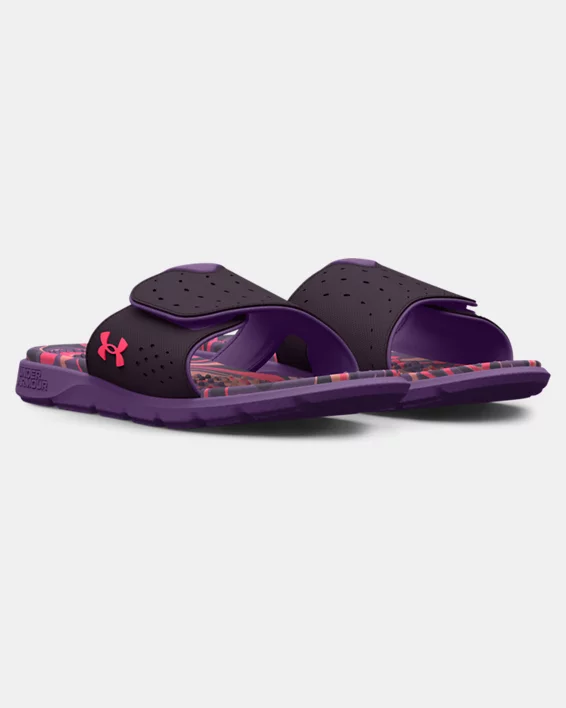 Women's UA Ignite Pro Graphic Footbed Slides 4 Women's UA Ignite Pro Graphic Footbed Slides - Image 4