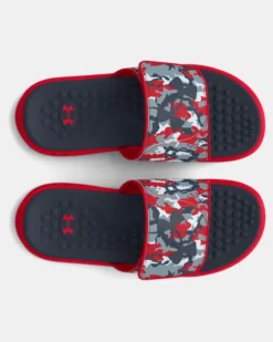 Boys' UA Ignite Pro Graphic Strap Slides -Sportswear Store 3026037 101 TOE