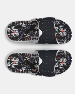 Girls' UA Ignite Pro Graphic Footbed Slides -Sportswear Store 3026041 001 TOE