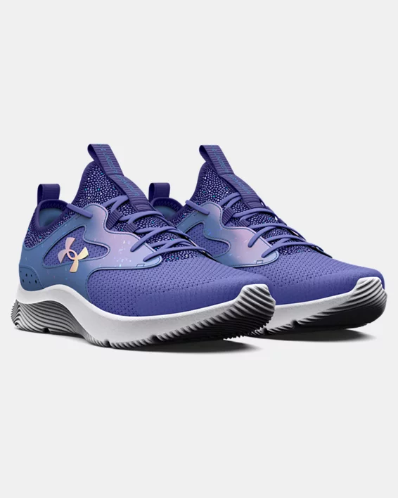 Girls' Grade School UA Infinity 2.0 Printed Running Shoes 4 Girls' Grade School UA Infinity 2.0 Printed Running Shoes - Image 4