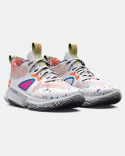 Women's UA Flow Breakthru 3 LE Basketball Shoes -Sportswear Store 3026761 100 PAIR