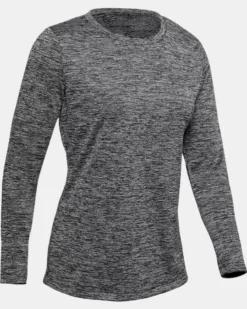 Women's UA Tech™ Twist Crew Long Sleeve -Sportswear Store PS1307486 001 HF