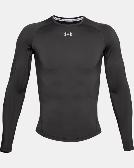 Men's UA Fitted Grippy Long Sleeve 5 Men's UA Fitted Grippy Long Sleeve - Image 5