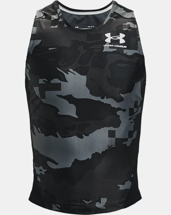 Men's UA Iso-Chill Compression Printed Tank 6 Men's UA Iso-Chill Compression Printed Tank - Image 6