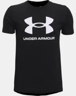 Boys' UA Sportstyle Logo Short Sleeve