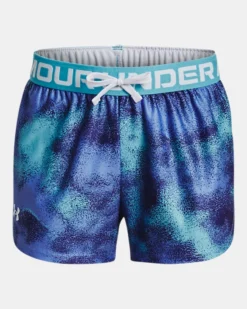 Girls' UA Play Up Printed Shorts