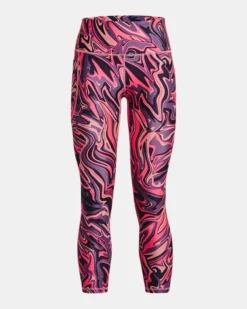 Women's HeatGear No-Slip Waistband Printed Ankle Leggings 10 Women's HeatGear No-Slip Waistband Printed Ankle Leggings -Sportswear Store PS1365338 603 HF