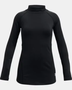 Girls' ColdGear Mock Long Sleeve
