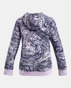 Girls' UA Rival Fleece Printed Hoodie 3 Girls' UA Rival Fleece Printed Hoodie -Sportswear Store PS1373128 575 HB