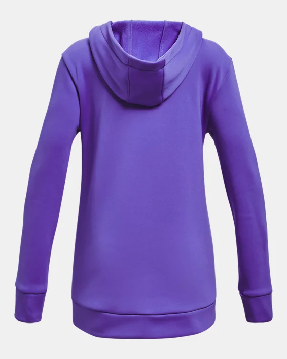 Girls' Armour Fleece Glitter Hoodie 2 Girls' Armour Fleece Glitter Hoodie - Image 2