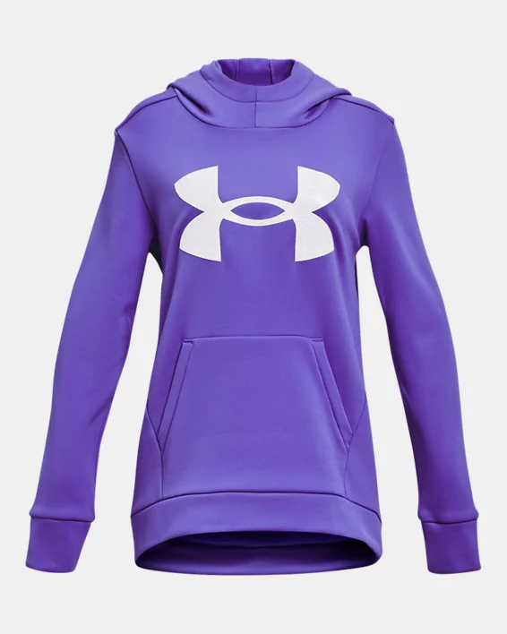 Girls' Armour Fleece Glitter Hoodie 1 Girls' Armour Fleece Glitter Hoodie