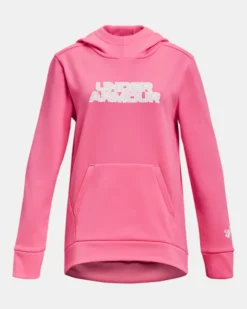 Girls' Armour Fleece Branded Hoodie
