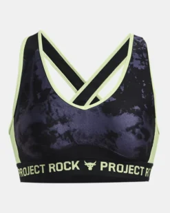 Women's Project Rock Crossback Printed Sports Bra -Sportswear Store PS1374640 001 HF