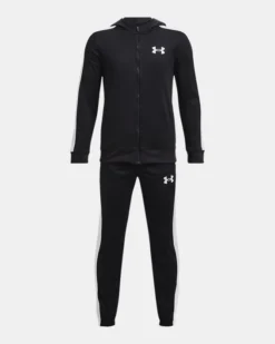 Boys' UA Knit Hooded Track Suit