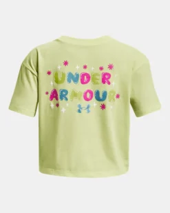 Girls' UA Sparkles Short Sleeve -Sportswear Store PS1376653 391 HB