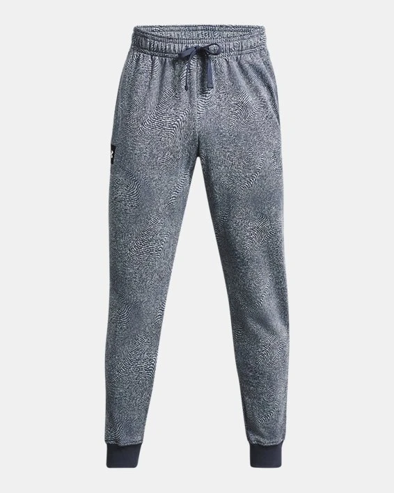 Men's UA Rival Fleece Printed Joggers 5 Men's UA Rival Fleece Printed Joggers - Image 5