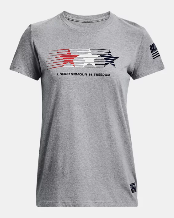 Women's UA Freedom Star T-Shirt 5 Women's UA Freedom Star T-Shirt - Image 5