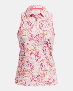 Women's UA Iso-Chill Sleeveless Polo -Sportswear Store PS1377334 101 HF