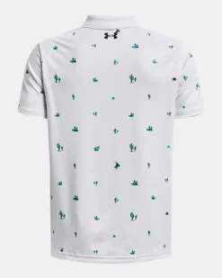 Boys' UA Performance Printed Polo -Sportswear Store PS1377349 100 HB