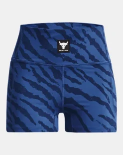 Women's Project Rock Meridian Training Ground Printed Shorts 10 Women's Project Rock Meridian Training Ground Printed Shorts -Sportswear Store PS1377952 471 HF