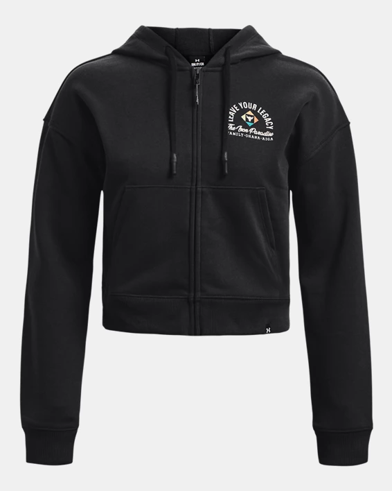 Women's Project Rock Heavyweight Terry Family Full-Zip 5 Women's Project Rock Heavyweight Terry Family Full-Zip - Image 5