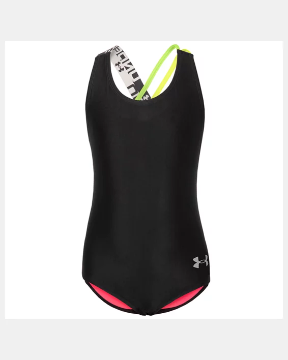 Girls' Pre-School UA Racer 1-Piece 2 Girls' Pre-School UA Racer 1-Piece - Image 2