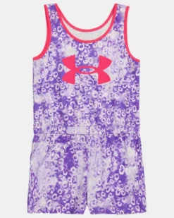 Girls' Pre-School UA Shadow Cheetah Tank Romper