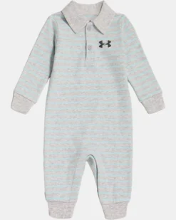 Boys' Newborn UA Stripe Polo Coverall