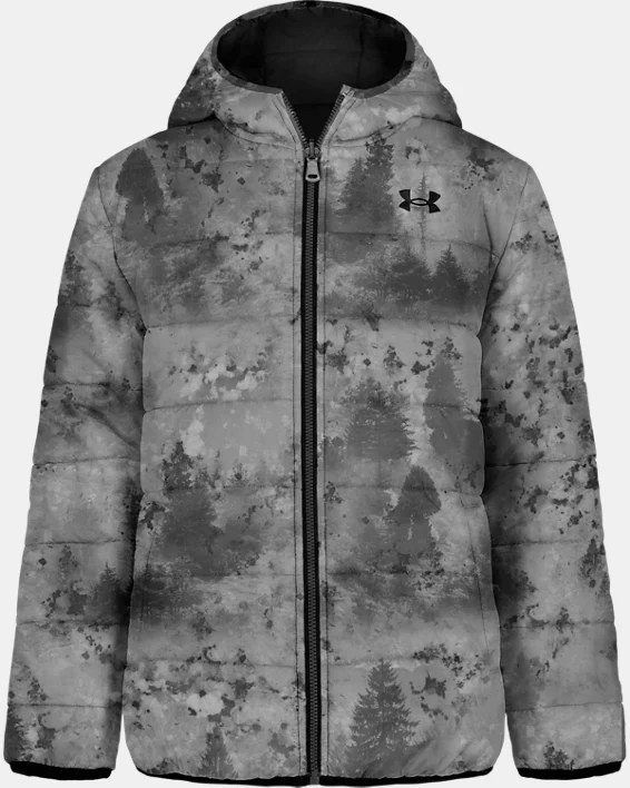 Boys' Pre-School UA Pronto Puffer Reversible Jacket 2 Boys' Pre-School UA Pronto Puffer Reversible Jacket - Image 2