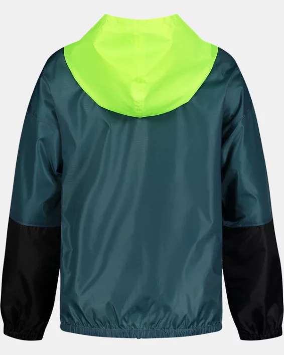 Boys' Pre-School UA Wintuck Colorblock Windbreaker 2 Boys' Pre-School UA Wintuck Colorblock Windbreaker - Image 2
