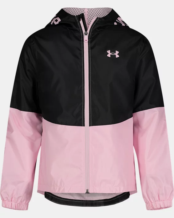 Girls' Pre-School UA Wintuck Colorblock Windbreaker 1 Girls' Pre-School UA Wintuck Colorblock Windbreaker