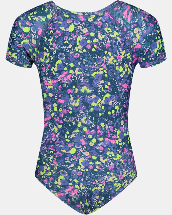 Girls' Toddler UA Micro Meadow Paddlesuit 2 Girls' Toddler UA Micro Meadow Paddlesuit - Image 2