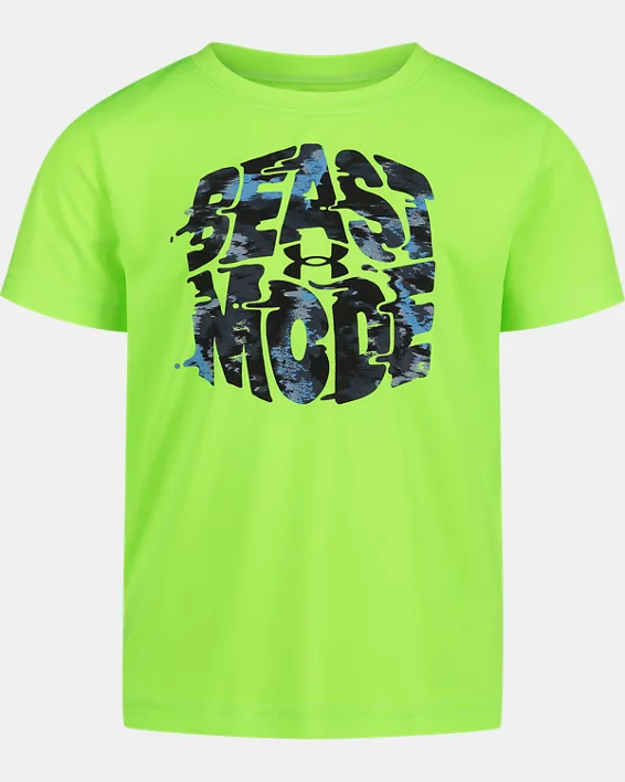 Boys' Toddler UA Beast Mode Short Sleeve 1 Boys' Toddler UA Beast Mode Short Sleeve