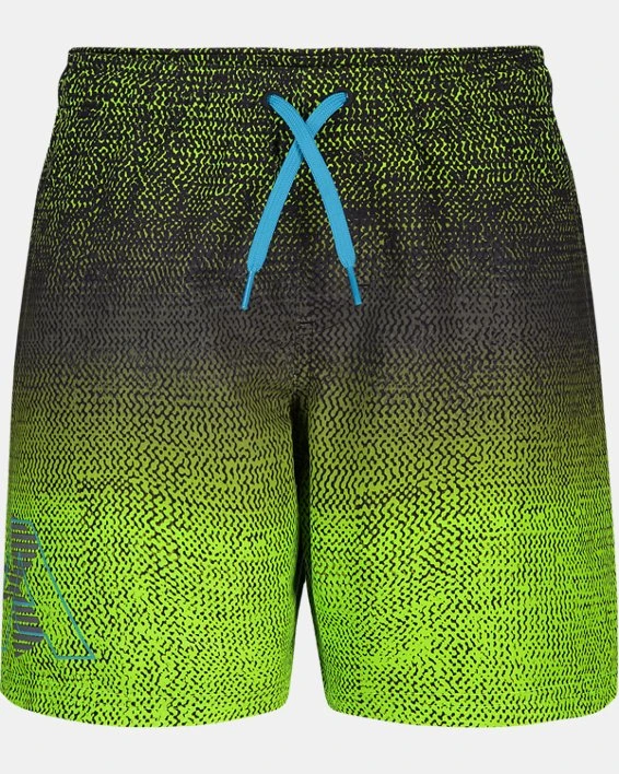 Boys' Pre-School UA Texture Maze Swim Volley Shorts 1 Boys' Pre-School UA Texture Maze Swim Volley Shorts